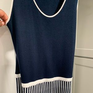 Banana Republic Striped Stretch Knit Dress